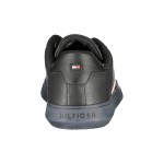4sn Tommy Hilfiger FM0FM04275-BDS Corporate cupsole Leather Stripes Black